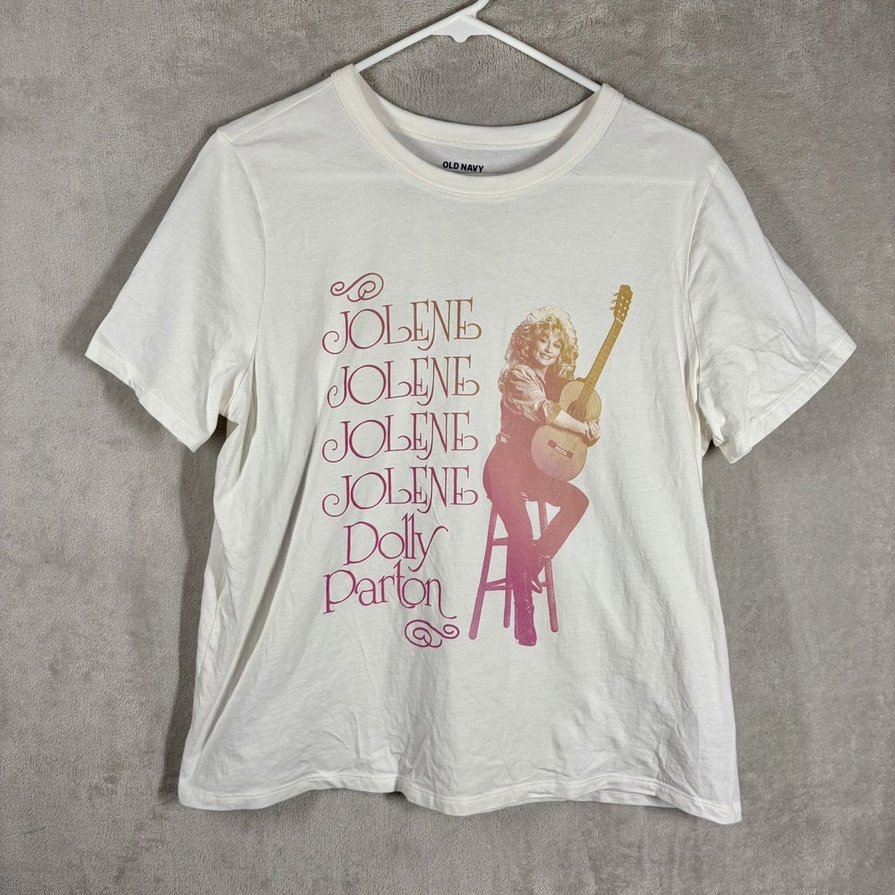 Dolly Parton Jolene Licensed Graphic T Shirt Womens Size L Retro Country Music